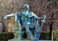 an image of the Constantine Minister statue in York